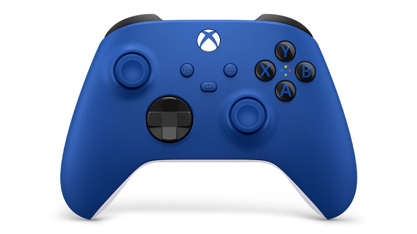 Microsoft Microsoft Xbox Wireless Controller shock blue QAU- Xbox-Controller Microsoft Microsoft Xbox Wireless Controller shock blue QAU- Xbox-Controller von Microsoft