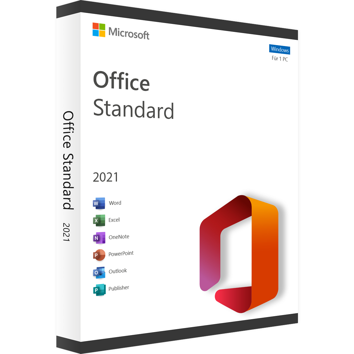 Microsoft Office 2021 Standard - Produktschlüssel - Vollversion - Sofort-Download - 1 PC von Microsoft
