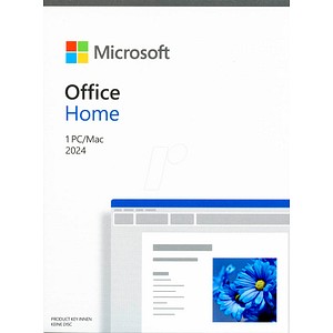 Microsoft Office Home 2024 Office-Paket Vollversion (PKC) von Microsoft