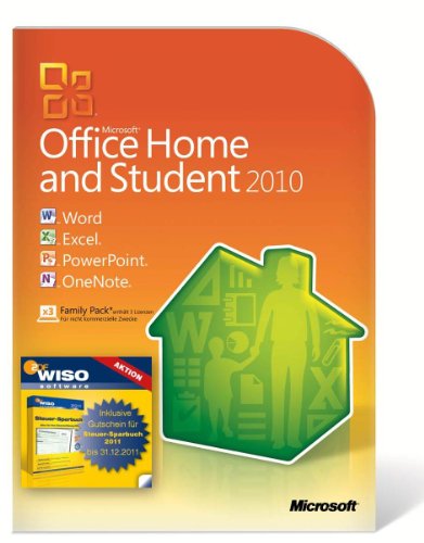 Microsoft Office Home and Student 2010 + WISO Steuer-Sparbuch 2011 von Microsoft