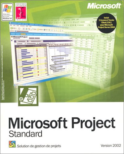 Microsoft Project Standard 2002 - Ensemble complet - 1 client - CD - Win - français - Canada von Microsoft