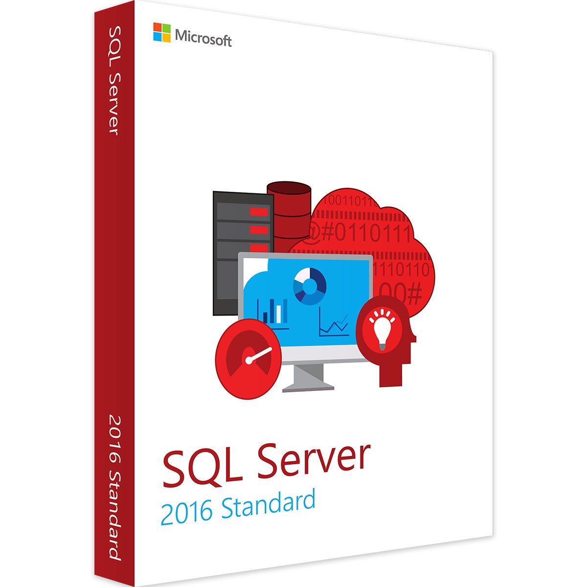 Microsoft SQL Server 2016 Standard - Produktschlüssel - Vollversion - Sofort-Download - 1 PC von Microsoft