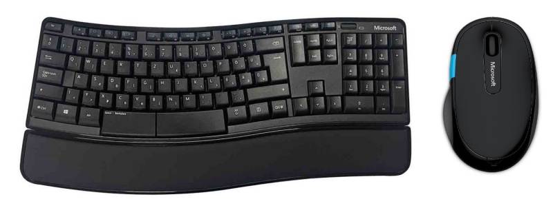 Microsoft Sculpt Comfort Desktop Ergonomic Wireless L3V-00020 -Ungarische QWERTZ Tastatur- und Maus-Set von Microsoft