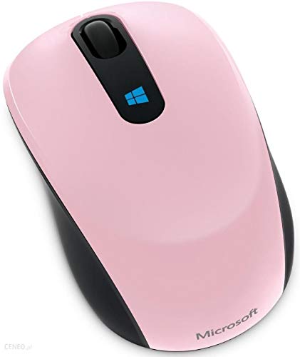 Microsoft Sculpt Mobile Mouse (Maus, rosa, kabellos, für Rechts- und Linkshänder geeignet) von Microsoft