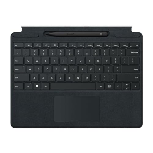 Microsoft Signature with Slim Pen 2 Schwarz Microsoft Cover Port QWERTY Spanisch von Microsoft