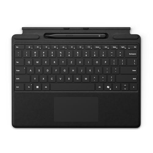 Microsoft Surface Pro Keyboard mit Surface Slim Pen | Schwarz | QWERTZ | kompatibel mit Surface Pro Copilot+ PC (11. Edition), Surface Pro 9 & Surface Pro 8 Microsoft Surface Pro Keyboard mit Surface Slim Pen | Schwarz | QWERTZ | kompatibel mit Surface Pro Copilot+ PC (11. Edition), Surface Pro 9 & Surface Pro 8 von Microsoft