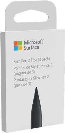 Microsoft - Stylus-Spitze - mattschwarz (Packung mit 3) - für Surface Slim Pen 2 (NIY-00002) von Microsoft