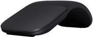 Microsoft Surface Arc Maus - Maus - optisch - 2 Tasten - kabellos - Bluetooth 4.0 - Schwarz - kommerziell von Microsoft
