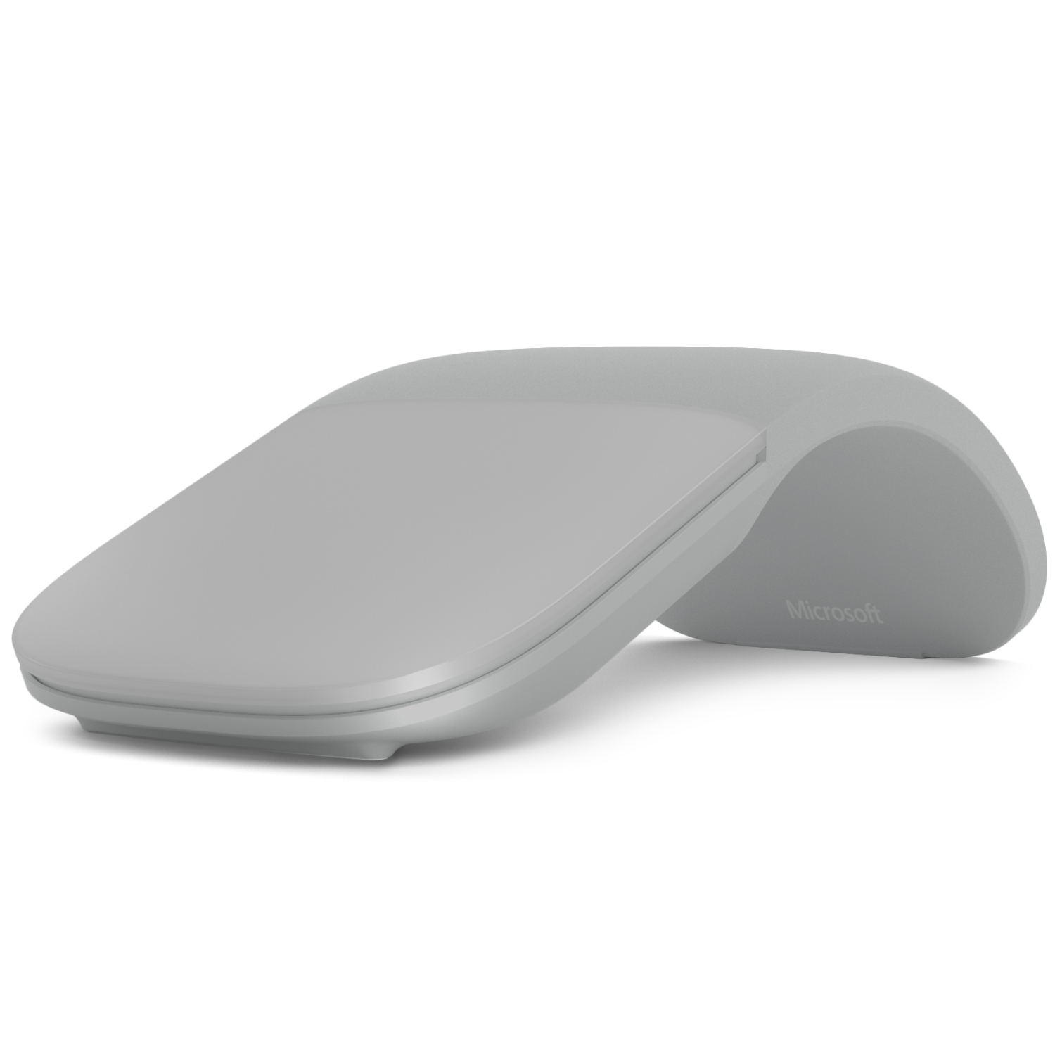 Microsoft Surface Arc Mouse in Platin Grau von Microsoft