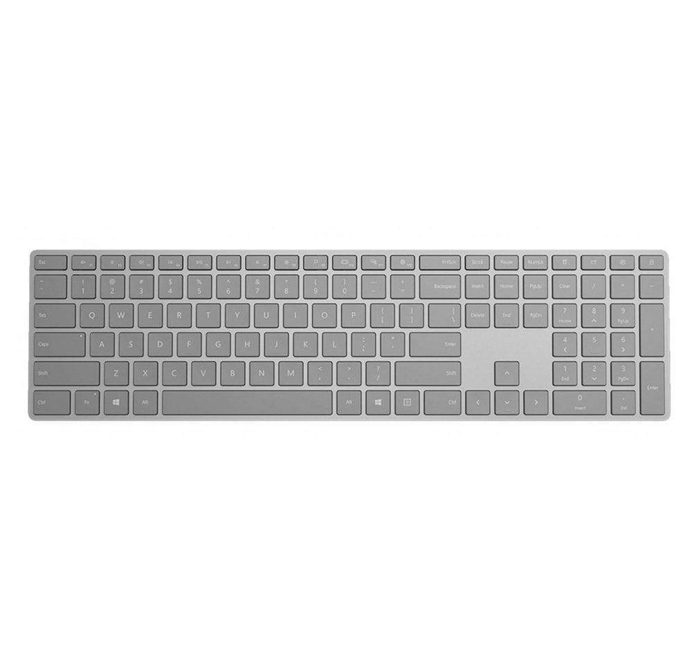 Microsoft Surface B2B - Keyboard Tastatur - kabellos - silber PC-Tastatur von Microsoft