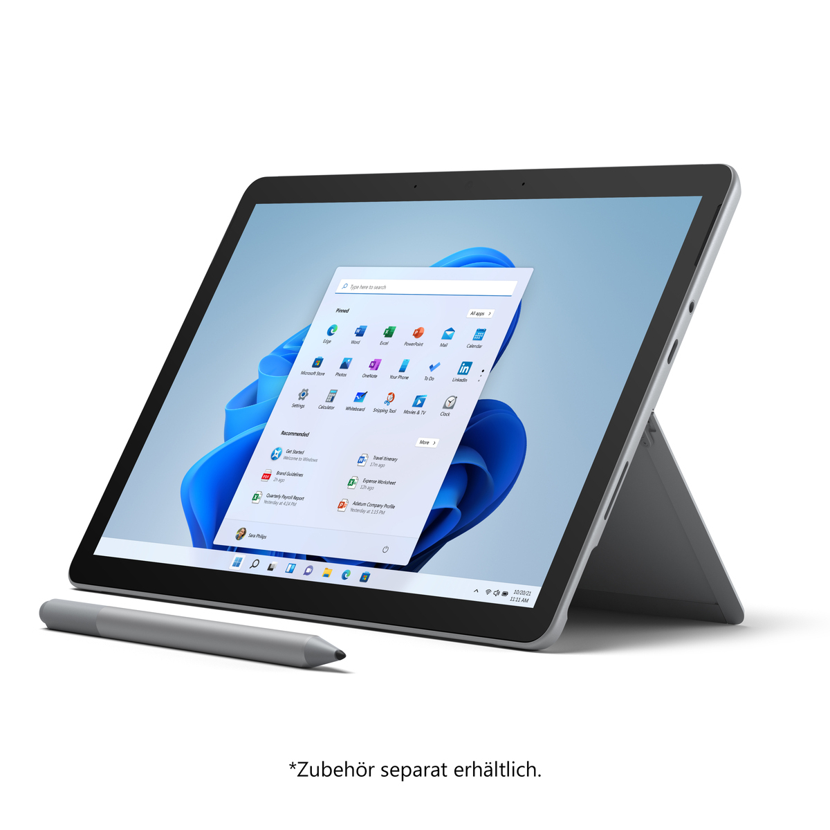 Microsoft Surface Go 4 for business - W11Pro - 8GB - 64GB i3 N200 - 8GB - 64GB SSD - W11Pro - platin Microsoft Surface Go 4 for business - W11Pro - 8GB - 64GB i3 N200 - 8GB - 64GB SSD - W11Pro - platin von Microsoft