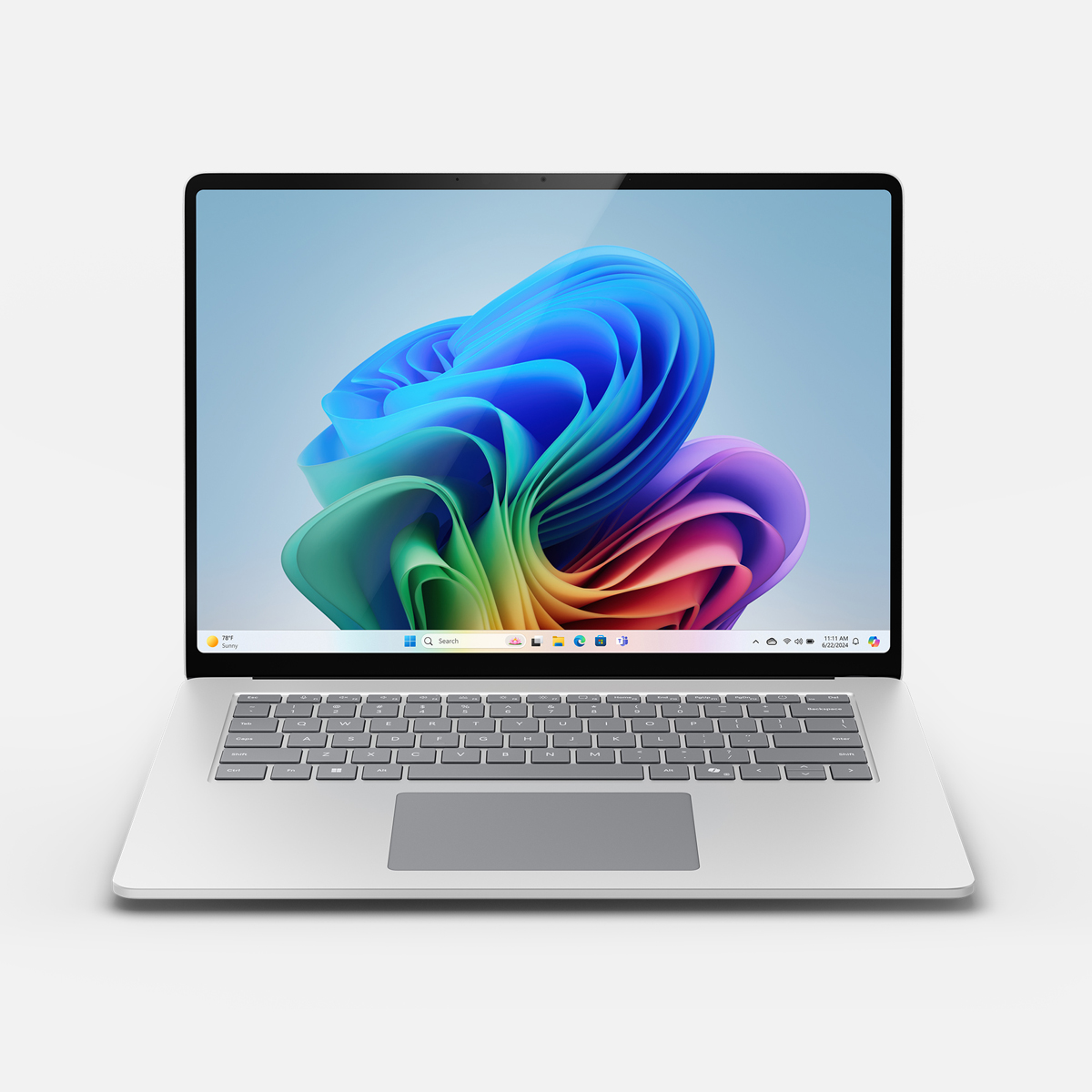 Microsoft Surface Laptop 15" Copilot+ PC - 16GB - 256GB B-Ware 15" touchscreen - Snapdragon® X Elite - 16GB - 256GB - platinum - (7. Generation) von Microsoft