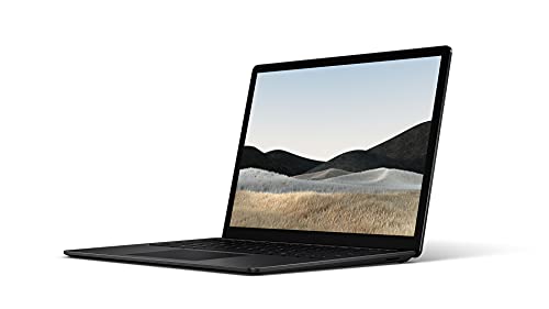 2021 Microsoft Surface Laptop 4 mit Intel Core i7-1185G7 (13,5-zoll, 16GB RAM, 256GB SSD) (QWERTY Englisch) Schwarz (Generalüberholt) von Microsoft