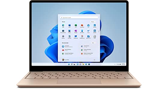 Microsoft Surface Laptop Go 2, 12,45 Zoll Laptop (Intel Core i5, 8GB RAM, 128GB SSD, Win 11 Home) Sandstein von Microsoft