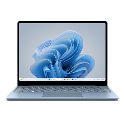 Microsoft Surface Laptop Go 3 | 12,45" Laptop | Intel Core i5 | 256GB SSD | 16GB RAM | Windows 11 Home | Eisblau | 2023 Modell von Microsoft