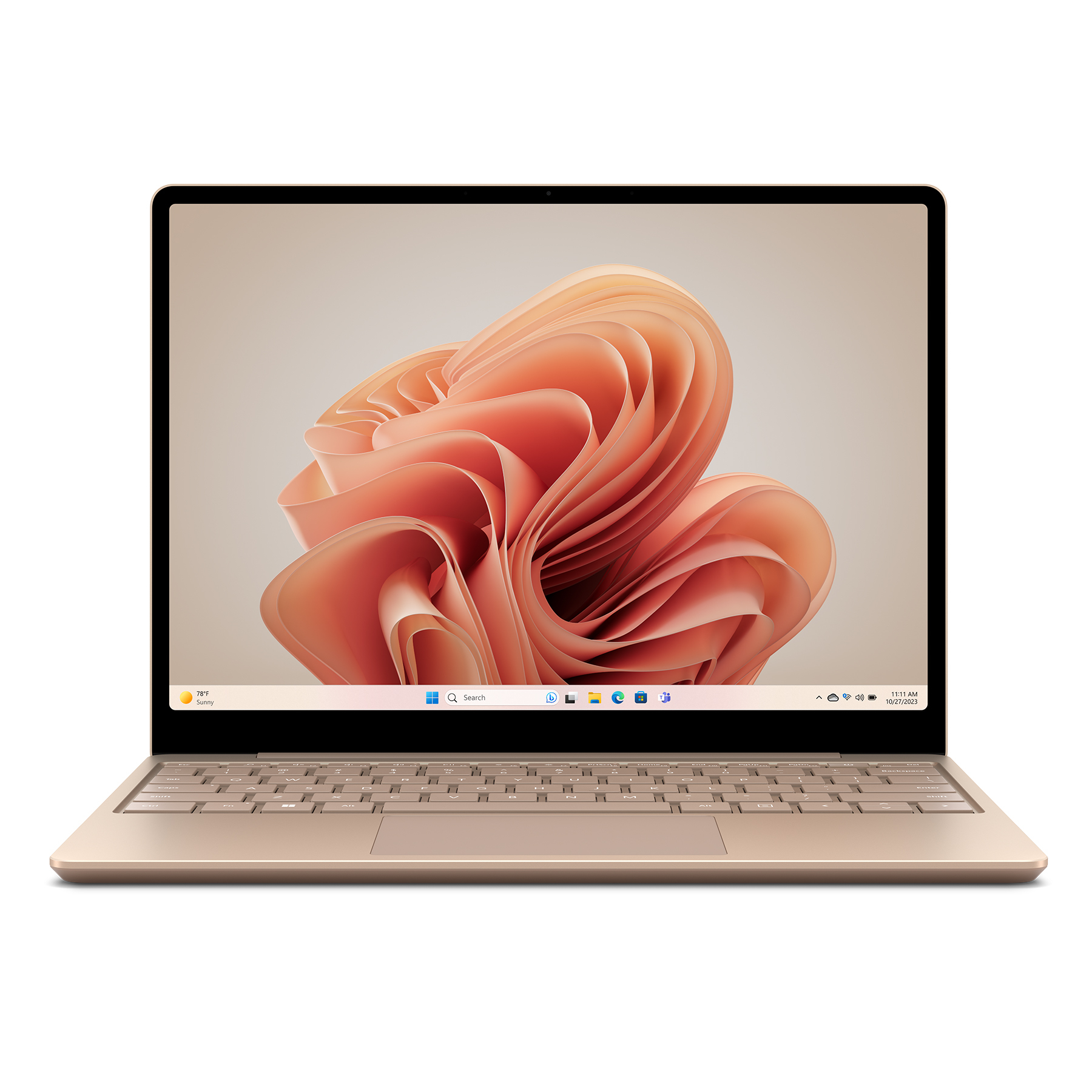 Microsoft Surface Laptop Go 3 - i5 - 8GB - 256 GB - sandstone - 12,4" Touchscreen, Intel Core i5-1235U, 16GB RAM, 256GB SSD, Windows 11 Home von Microsoft
