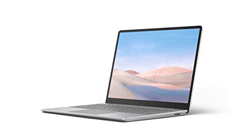 Microsoft Surface Laptop Go Ultradünner 12,5 Zoll Touchscreen Laptop (Platinum) - Intel 10th Gen Quad Core i5, 8GB RAM, 256GB SSD, Windows 10 Home im S Mode, 2020 Edition (UK QWERTY) (Generalüberholt) von Microsoft