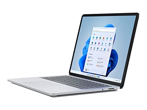 Microsoft Surface Laptop Studio, i7, 16GB RAM, 512GB SSD, GeForce RTX 3050 TI, Win 11 Home, 14,4 Zoll Laptop, Platin von MICROSOFT DE