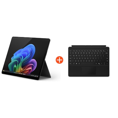 Microsoft Surface Pro (11. Edition) Copilot+ PC 13" OLED 2in1 Dune Snapdragon® X Elite 16GB/1TB SSD Win11 EP2-08389 ohne Netzteil inkl. MS Surface Pro Keyboard mit Copilot-Taste schwarz von Microsoft