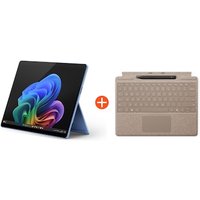 Microsoft Surface Pro (11. Edition) Copilot+ PC 13" OLED 2in1 Saphir Snapdragon® X Elite 16GB/1TB SSD Win11 EP2-08390 ohne Netzteil inkl. MS Surface Pro Keyboard mit Slim Pen Sand von Microsoft