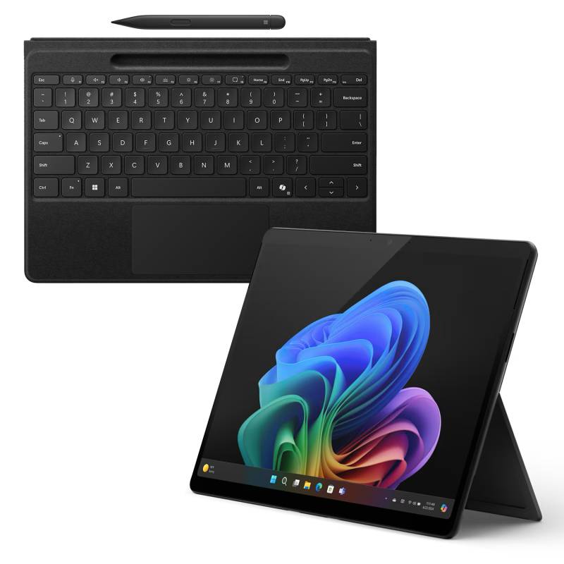 Microsoft Surface Pro 11 for Business Copilot+PC i5U 16GB 256GB inkl. Pro Flex Keyboard mit Pen schwarz - 16GB - 256GB - i5U-2 - black von Microsoft