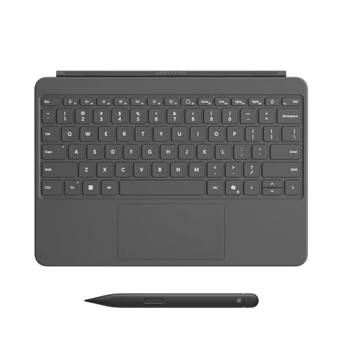 Microsoft Surface Pro 12" Keyboard mit Slim Pen | kompatibel mit Surface Pro (1. Edition) | Anthrazit von Microsoft