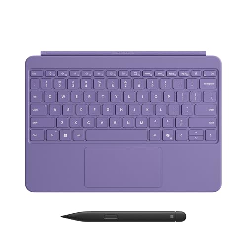Microsoft Surface Pro 12" Keyboard mit Slim Pen | kompatibel mit Surface Pro (1. Edition) | Violett von Microsoft