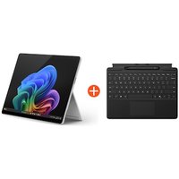 Microsoft Surface Pro (11. Edition) 13" 2in1 Convertible Tablet Platin Snapdragon® X Plus 16GB RAM 512GB SSD Win11 inkl. Schwarz Keyboard Pen von Microsoft