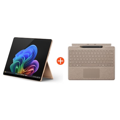Microsoft Surface Pro (11. Edition) 13" OLED 2in1 Sand Snapdragon® X Elite 16GB RAM 1TB SSD Win11 ZIB-00043 inkl. Sand Keyboard Pen von Microsoft