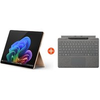 Microsoft Surface Pro (11. Edition) 13" OLED 2in1 Sand Snapdragon® X Elite 16GB RAM 1TB SSD Win11 ZIB-00043 inkl. Platin Keyboard Pen von Microsoft