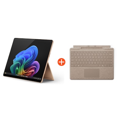 Microsoft Surface Pro (11. Edition) 13" OLED 2in1 Sand Snapdragon® X Elite 16GB RAM 1TB SSD Win11 ZIB-00043 inkl. Dune Keyboard SL von Microsoft