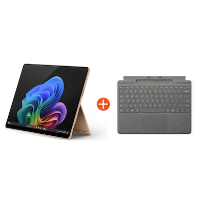 Microsoft Surface Pro (11. Edition) 13" OLED 2in1 Sand Snapdragon® X Elite 16GB RAM 1TB SSD Win11 ZIB-00043 inkl. Platin Keyboard SL von Microsoft