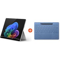 Microsoft Surface Pro (11. Edition) 13" OLED 2in1 Platin Snapdragon® X Elite 16GB RAM 1TB SSD Win11 ZIA-00004 inkl. Saphir Flex Keyboard Pen von Microsoft