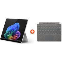 Microsoft Surface Pro (11. Edition) 13" OLED 2in1 Platin Snapdragon® X Elite 16GB RAM 512GB SSD Win11 ZIA-00004 inkl. Platin Keyboard SL von Microsoft