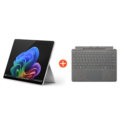 Microsoft Surface Pro (11. Edition) 13" OLED 2in1 Platin Snapdragon® X Elite 16GB RAM 512GB SSD Win11 ZIA-00004 inkl. Platin Keyboard SL von Microsoft