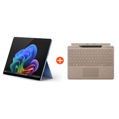 Microsoft Surface Pro (11. Edition) 13" OLED 2in1 Saphir Snapdragon® X Elite 16GB RAM 1TB SSD Win11 ZIB-00037 inkl. Sand Keyboard Pen von Microsoft
