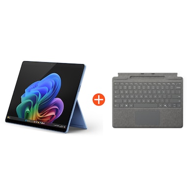 Microsoft Surface Pro (11. Edition) 13" OLED 2in1 Saphir Snapdragon® X Elite 16GB RAM 1TB SSD Win11 ZIB-00037 inkl. Platin Keyboard SL von Microsoft