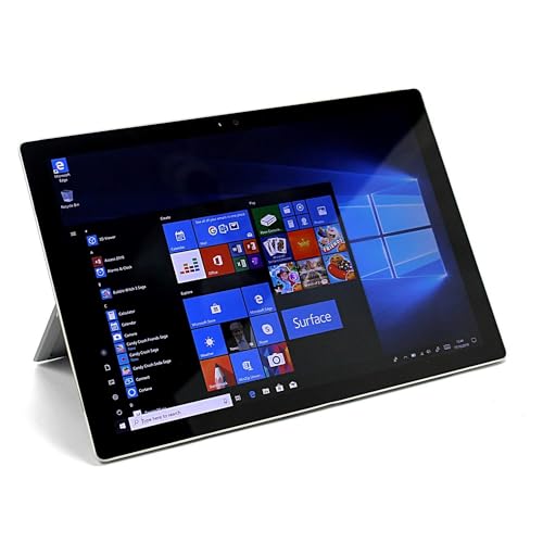 Microsoft Surface Pro 4 Tablet Schwarz Silber Silber 256 GB, 8 GB RAM, Intel Core i7 (generalüberholt) von Microsoft
