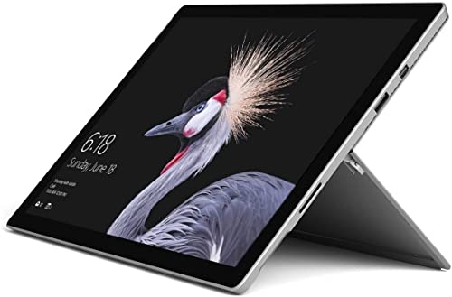Microsoft Surface Pro 5 Tablet 12 Zoll Touch Display Intel Core i5 256GB SSD Festplatte 8GB Speicher Windows 10 Pro UMTS LTE inkl. Type Cover Schwarz Notebook Laptop (Generalüberholt) von Microsoft