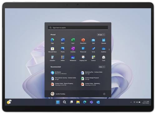 Microsoft Surface Pro 9 WiFi 256GB Platin Windows®-Tablet 33cm (13 Zoll) 1.6GHz Intel® Core™ i5 von Microsoft