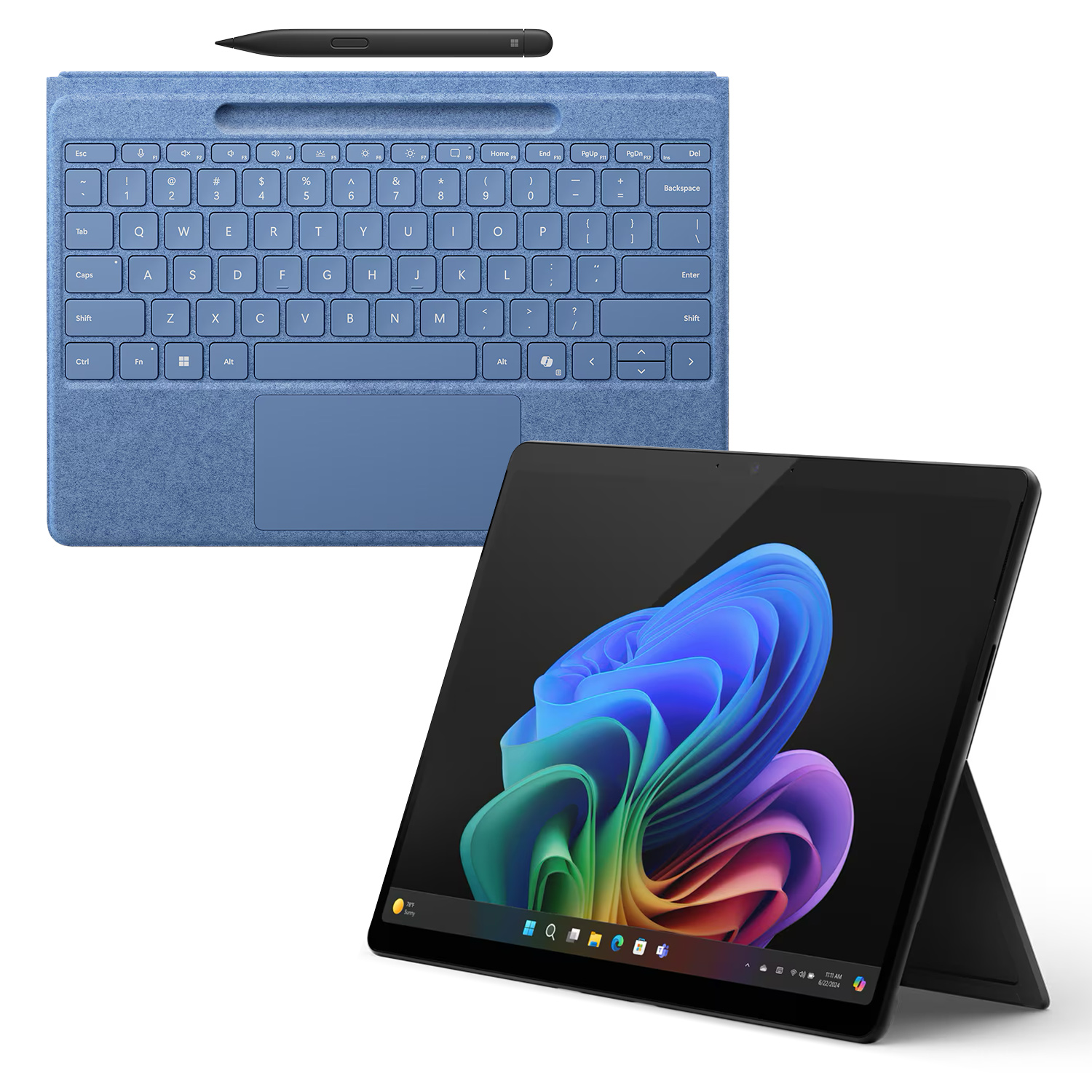 Microsoft Surface Pro OLED Copilot+ PC - 16GB - 1TB - X Elite inkl. Pro Flex Keyboard mit Pen blau - 13" OLED touchscreen - black Microsoft Surface Pro OLED Copilot+ PC - 16GB - 1TB - X Elite inkl. Pro Flex Keyboard mit Pen blau - 13" OLED touchscreen - black von Microsoft