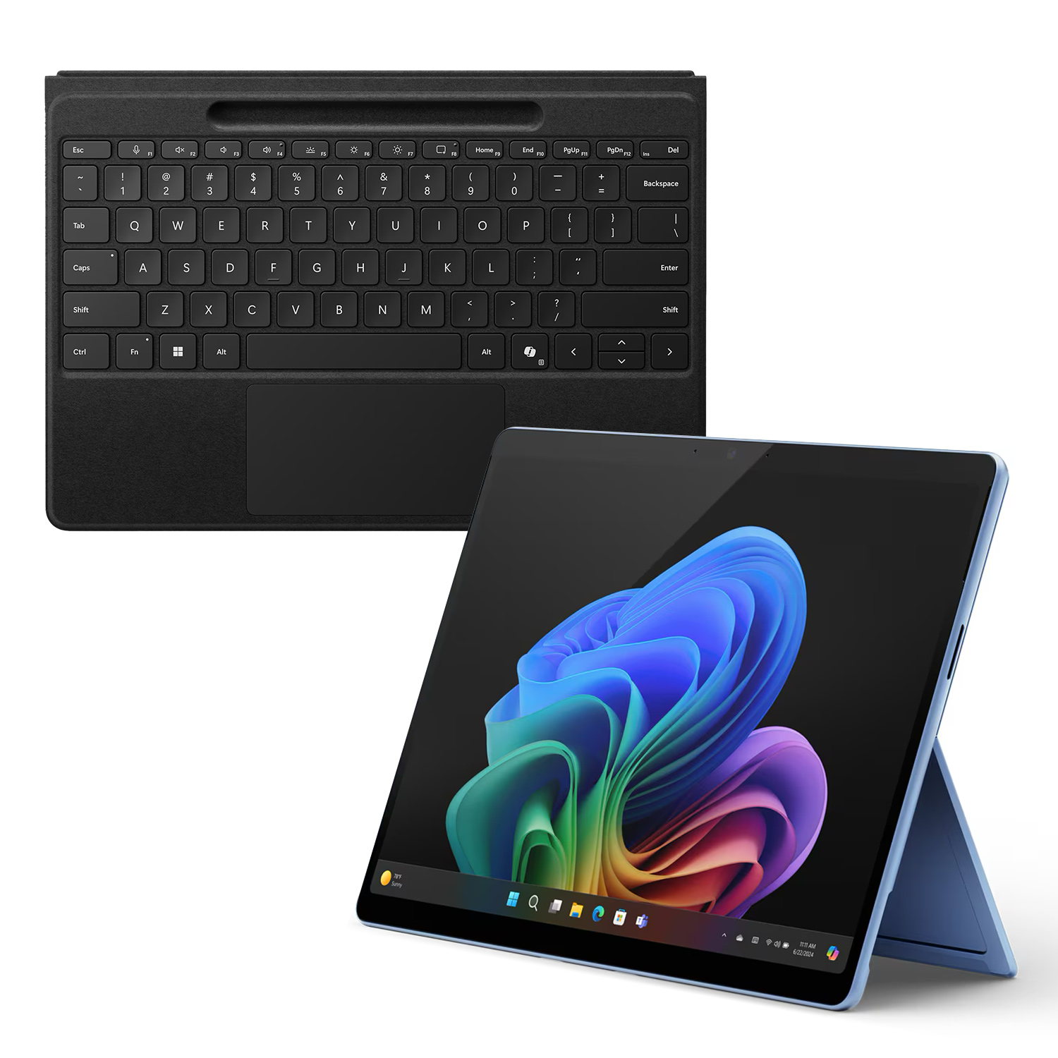 Microsoft Surface Pro Copilot+ PC 13" - 16GB - 1TB - X Elite inkl. Pro Flex Keyboard schwarz - 13" touchscreen - sapphire Microsoft Surface Pro Copilot+ PC 13" - 16GB - 1TB - X Elite inkl. Pro Flex Keyboard schwarz - 13" touchscreen - sapphire von Microsoft