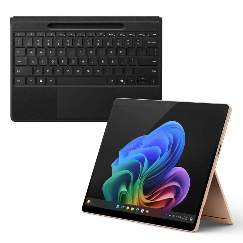 Microsoft Surface Pro OLED Copilot+ PC - 16GB - 1TB - X Elite inkl. Pro Flex Keyboard schwarz - 16GB - 1TB - sand - ohne Netzteil von Microsoft