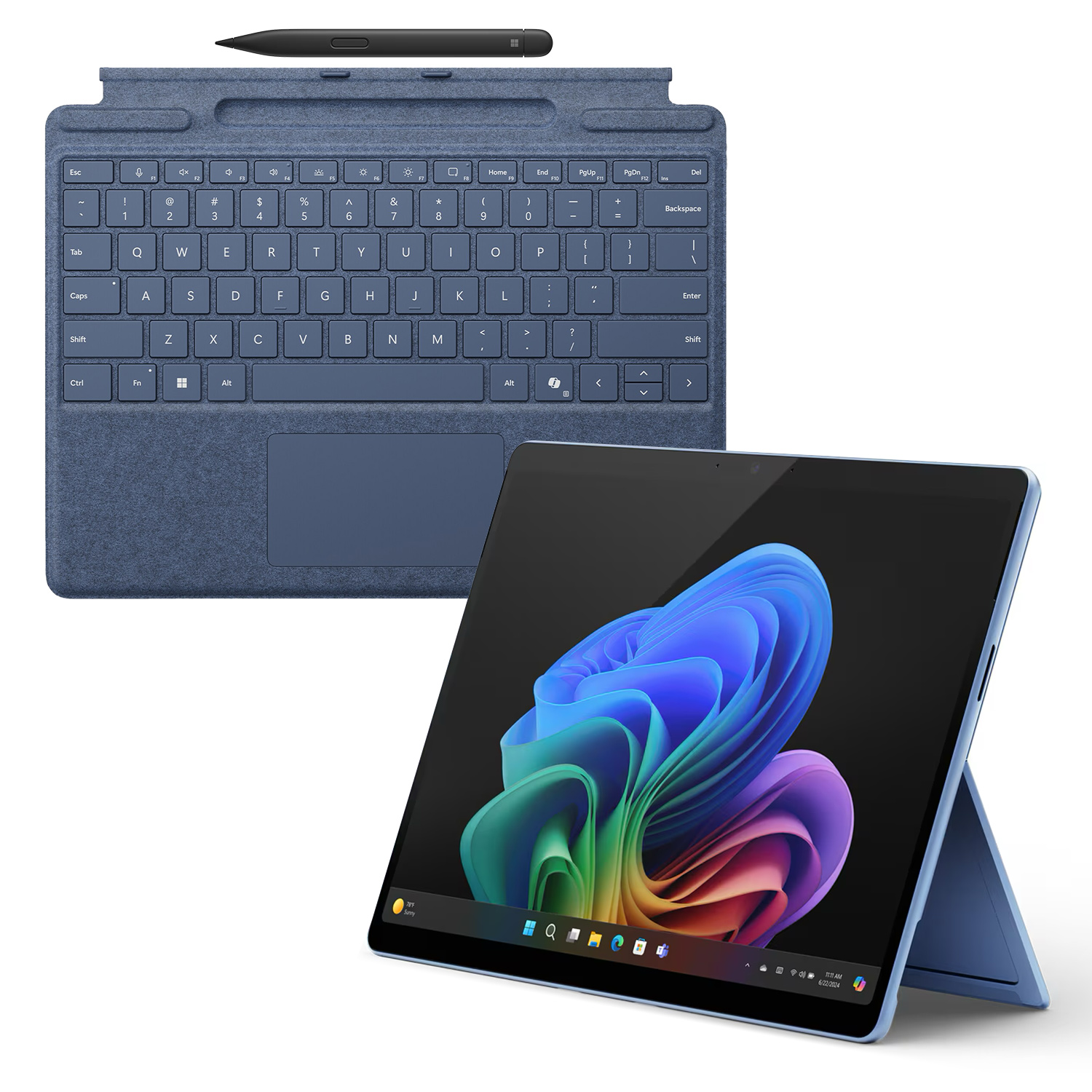 Microsoft Surface Pro Copilot+ PC 13" - 16GB - 1TB - X Elite inkl. Pro Keyboard mit Slim Pen sapphire - 13" touchscreen - sapphire Microsoft Surface Pro Copilot+ PC 13" - 16GB - 1TB - X Elite inkl. Pro Keyboard mit Slim Pen sapphire - 13" touchscreen - sapphire von Microsoft