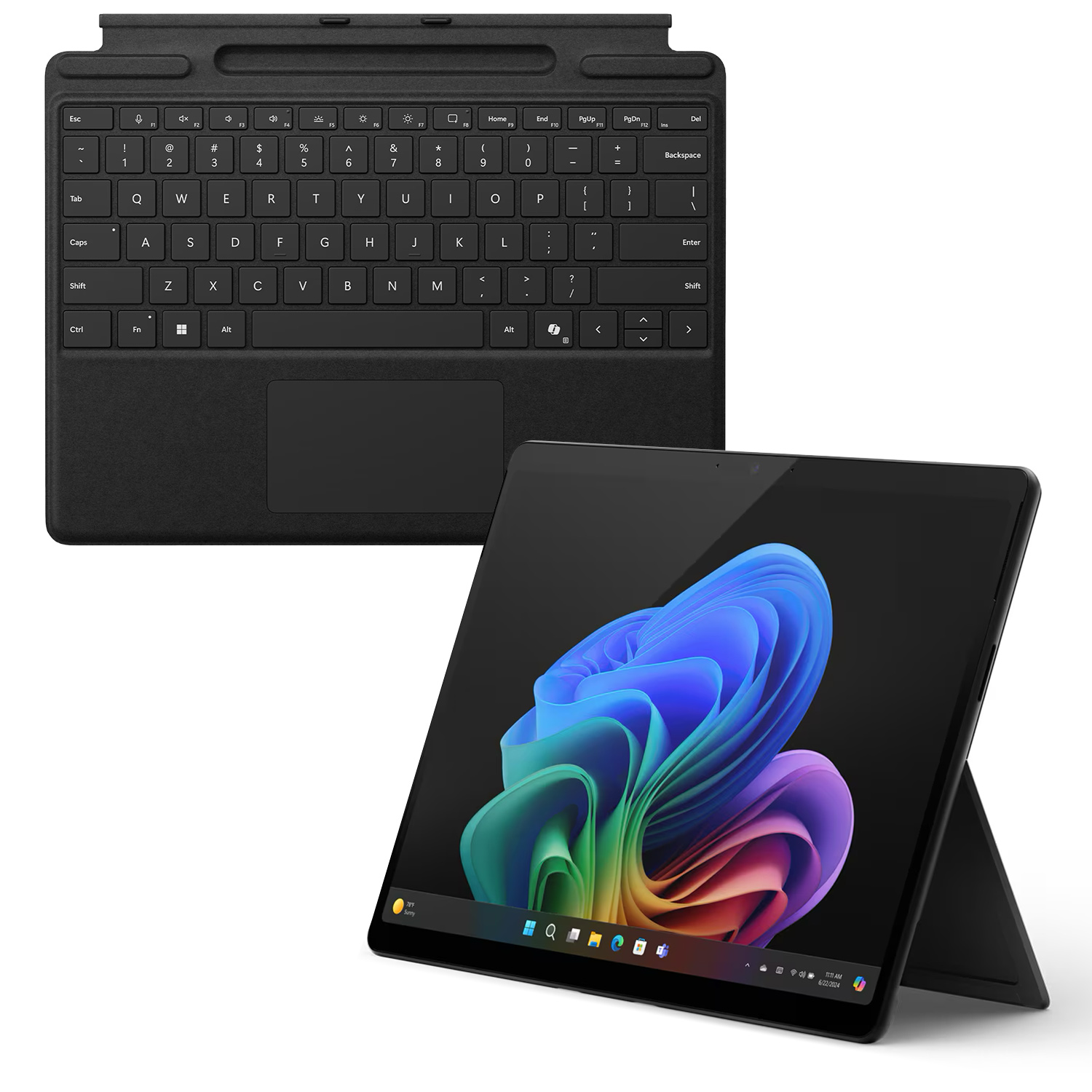 Microsoft Surface Pro OLED Copilot+ PC - 16GB - 1TB - X Elite inkl. Pro Keyboard mit Stiftaufbewahrung schwarz - 13" OLED touchscreen - black Microsoft Surface Pro OLED Copilot+ PC - 16GB - 1TB - X Elite inkl. Pro Keyboard mit Stiftaufbewahrung schwarz - 13" OLED touchscreen - black von Microsoft