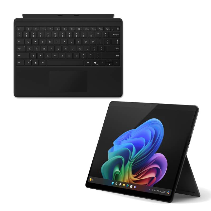 Microsoft Surface Pro OLED Copilot+ PC - 16GB - 1TB - X Elite inkl. Pro Keyboard schwarz - 13" OLED touchscreen - black von Microsoft