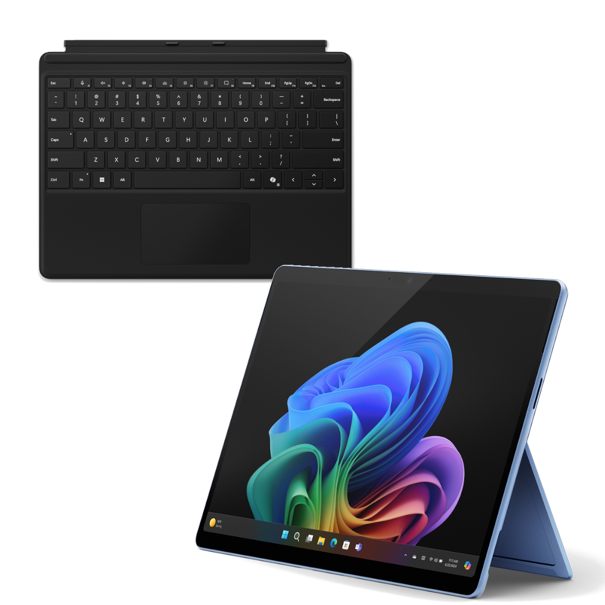 Microsoft Surface Pro Copilot+ PC 13" - 16GB - 1TB - X Elite inkl. Pro Keyboard schwarz - 13" touchscreen - sapphire Microsoft Surface Pro Copilot+ PC 13" - 16GB - 1TB - X Elite inkl. Pro Keyboard schwarz - 13" touchscreen - sapphire von Microsoft