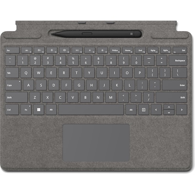 Microsoft Surface Pro Signature Keyboard Platin mit Slim Pen 2 8X6-00065 von Microsoft