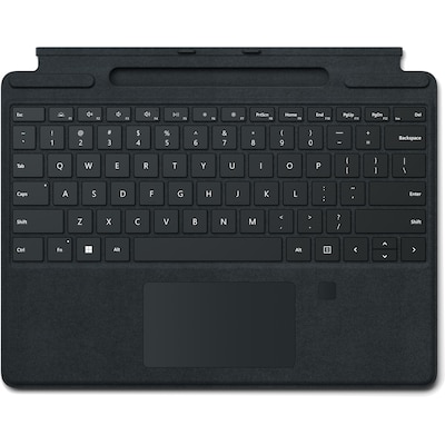 Microsoft Surface Pro Signature Keyboard mit Fingerprintreader Schwarz 8XF-00005 von Microsoft