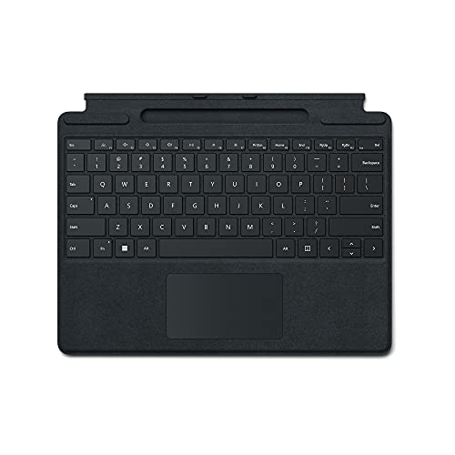 Microsoft Surface Signature Keyboard, Schwarz, Surface Pro 8 und Pro X kompatibel (QWERTY-Tastatur) von Microsoft